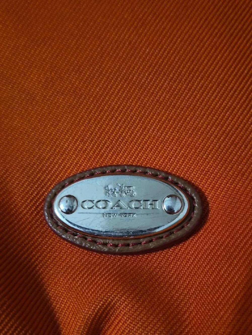 Coach Sawyer Orange Crossbody Twill/Polyester F37239